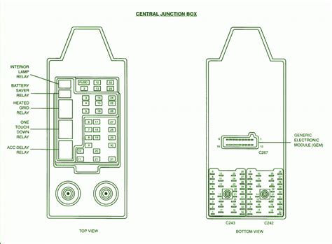 switch fuse 24 7.5 amps in the central junction box|2001.